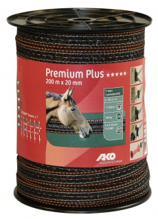 Premium Plus Weidezaunband 200 m x 20 mm