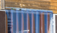 PVC Streifenvorhang Set, max. 130 cm